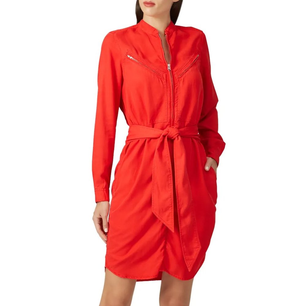 Scotch and Soda Belted Shirt Dress